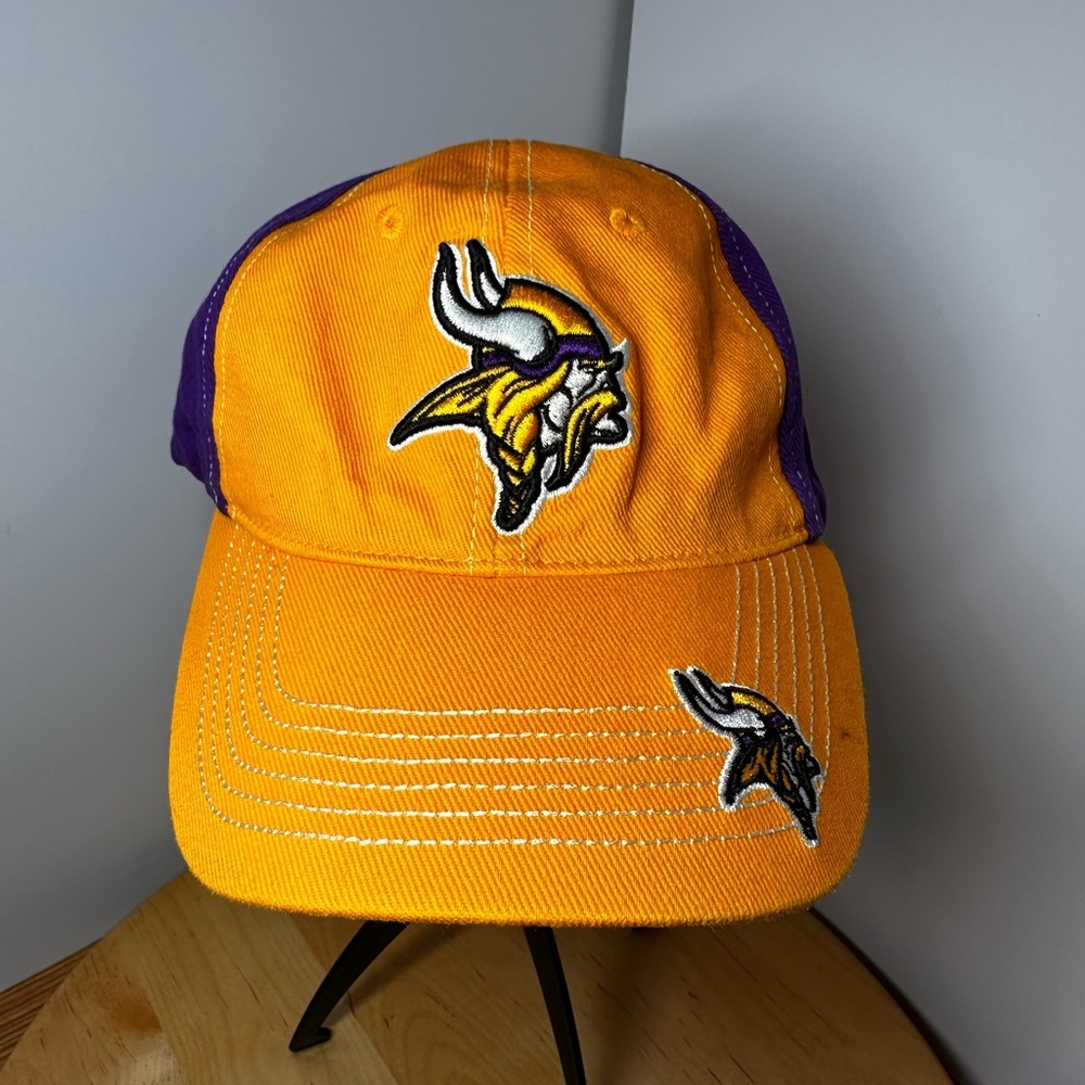 NFL Vikings Purple and Orange Cap